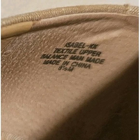 Kelly & Katie Isabel-kk Tan Linen Closed Toe Heels Women's Size 8.5M Used - Picture 8 of 10